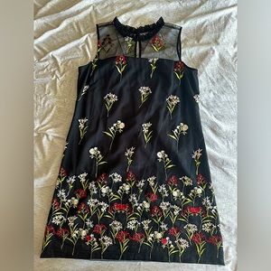 Embroidered Floral Lace Karl Lagerfeld CocktailDress